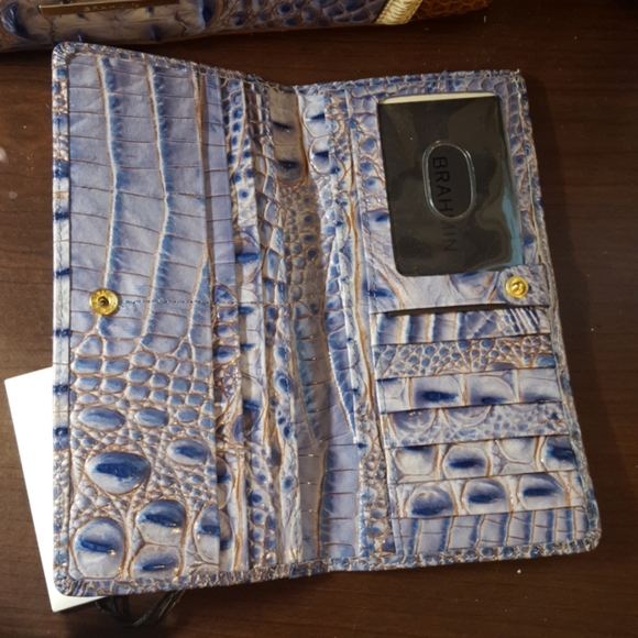 NWT Indigo Brahmin Handbag with matching wallet - Picture 5 of 7